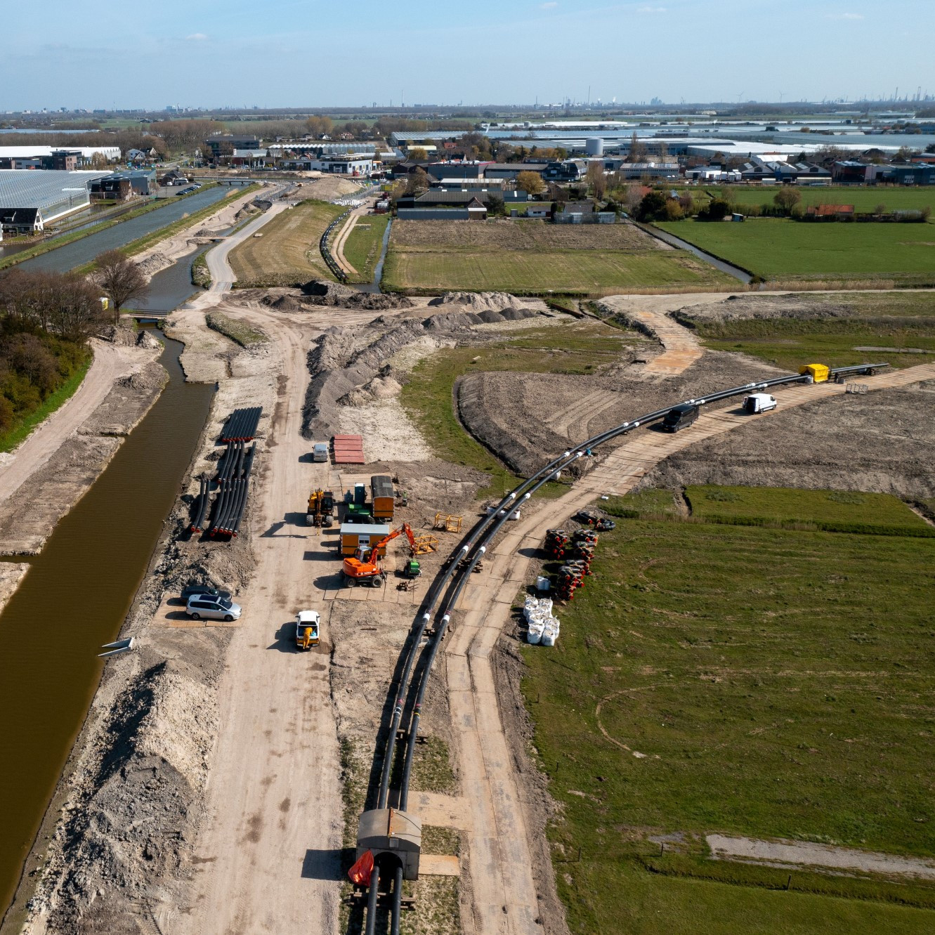 aanleg Warmte netwerk Westland